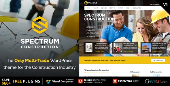 Spectrum Multi-Trade Construction Business Theme