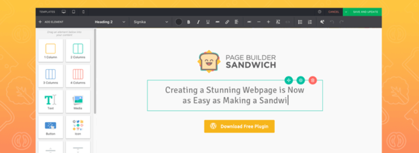 Page-Builder-Sandwich-Front-End-Page-Builder