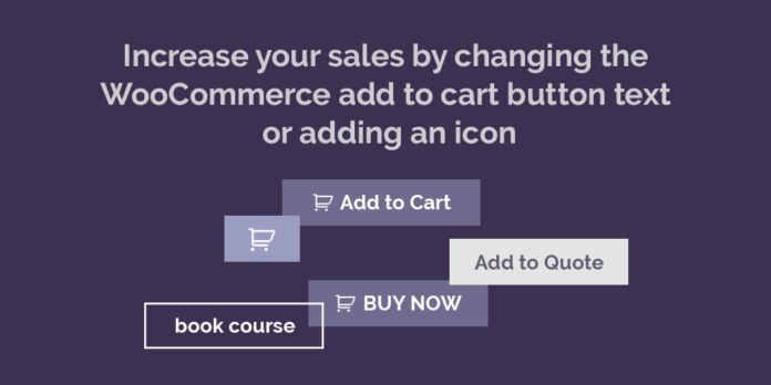change woocommerce add to cart button text