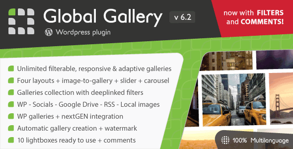 Global Gallery - Wordpress Responsive Gallery v7.03